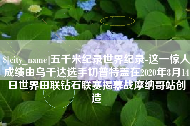 湖南五千米纪录世界纪录-这一惊人成绩由乌干达选手切普特盖在2020年8月14日世界田联钻石联赛揭幕战摩纳哥站创造