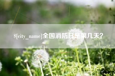 湖南全国消防日是第几天？