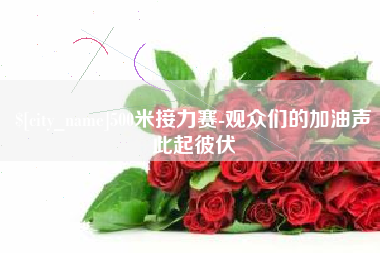 湖南500米接力赛-观众们的加油声此起彼伏