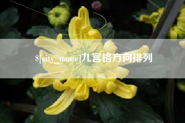 湖南九宫格方向排列