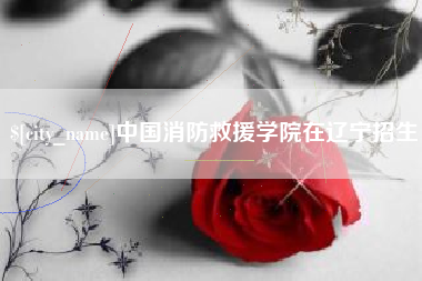 湖南中国消防救援学院在辽宁招生