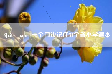 湖南一个口诀记住34个省小学课本