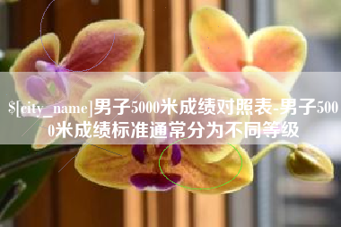 湖南男子5000米成绩对照表-男子5000米成绩标准通常分为不同等级