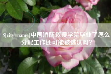 湖南中国消防救援学院毕业了怎么分配工作还可能被逃汰吗？