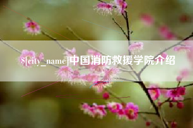 湖南中国消防救援学院介绍