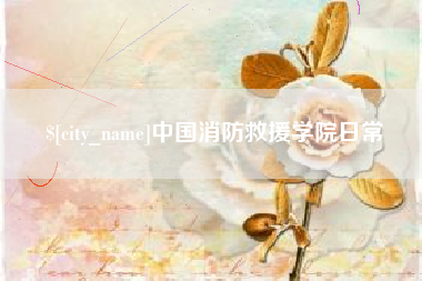 湖南中国消防救援学院日常
