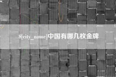 湖南中国有哪几枚金牌