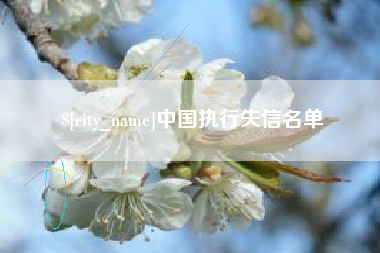 湖南中国执行失信名单