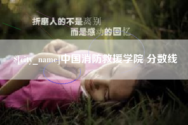 湖南中国消防救援学院 分数线