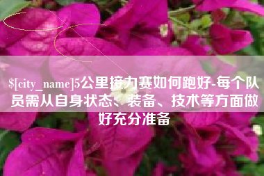 湖南5公里接力赛如何跑好-每个队员需从自身状态、装备、技术等方面做好充分准备