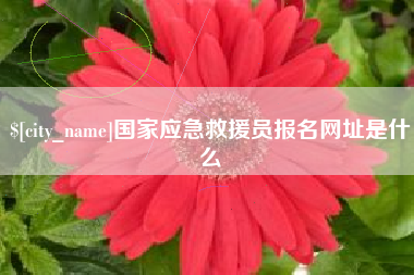 湖南国家应急救援员报名网址是什么