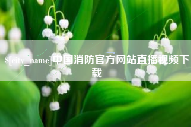 湖南中国消防官方网站直播视频下载