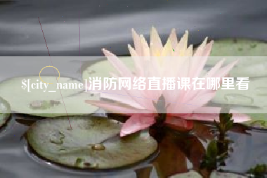 湖南消防网络直播课在哪里看