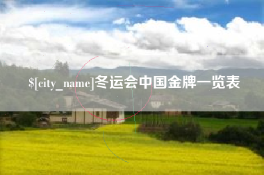湖南冬运会中国金牌一览表
