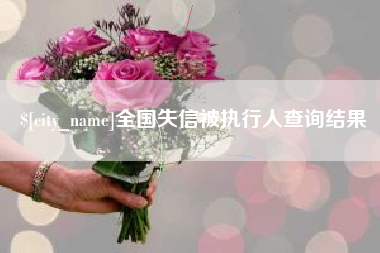 湖南全国失信被执行人查询结果