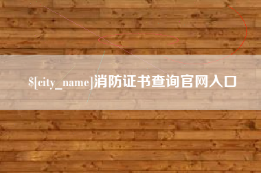 湖南消防证书查询官网入口