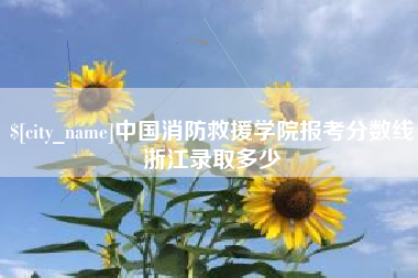 湖南中国消防救援学院报考分数线浙江录取多少