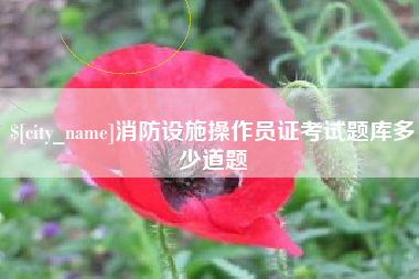湖南消防设施操作员证考试题库多少道题
